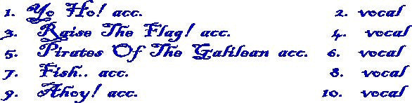 PIRATES OF THE GALILEAN MELODIES